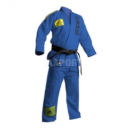 Kimono do brazylijskiego Ju-Jitsu 160-200 cm BJJ niebieskie Adidas